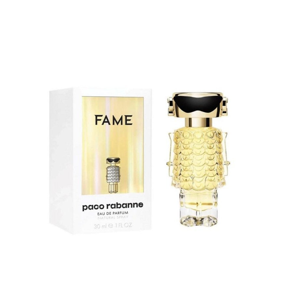 Paco Rabanne Fame Eau de Parfum donna flacone dorato