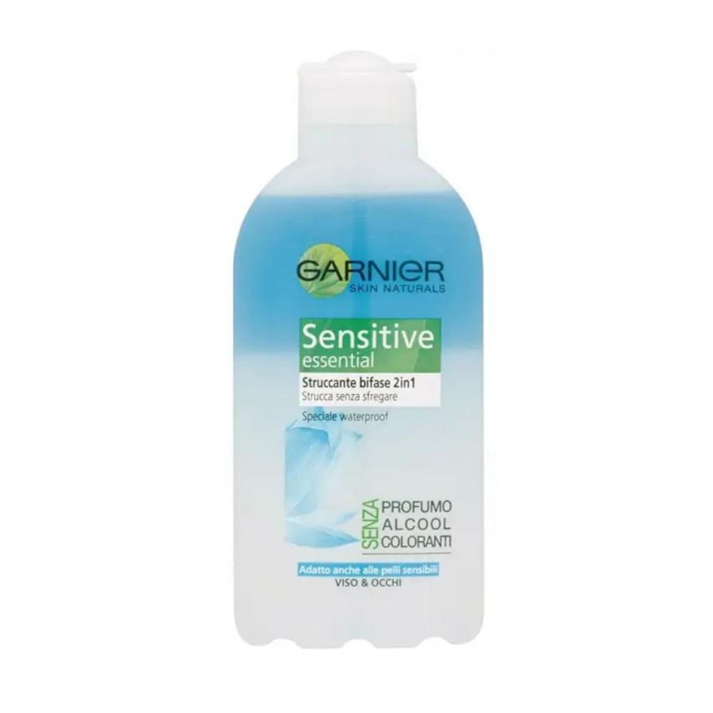 Garnier Sensitive Essential Struccante Bifase Waterproof 200 Ml