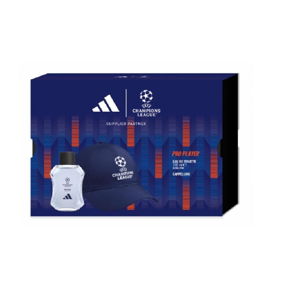 Adidas UEFA Champions League Coffret EDT 100Ml + Cappellino New 2025