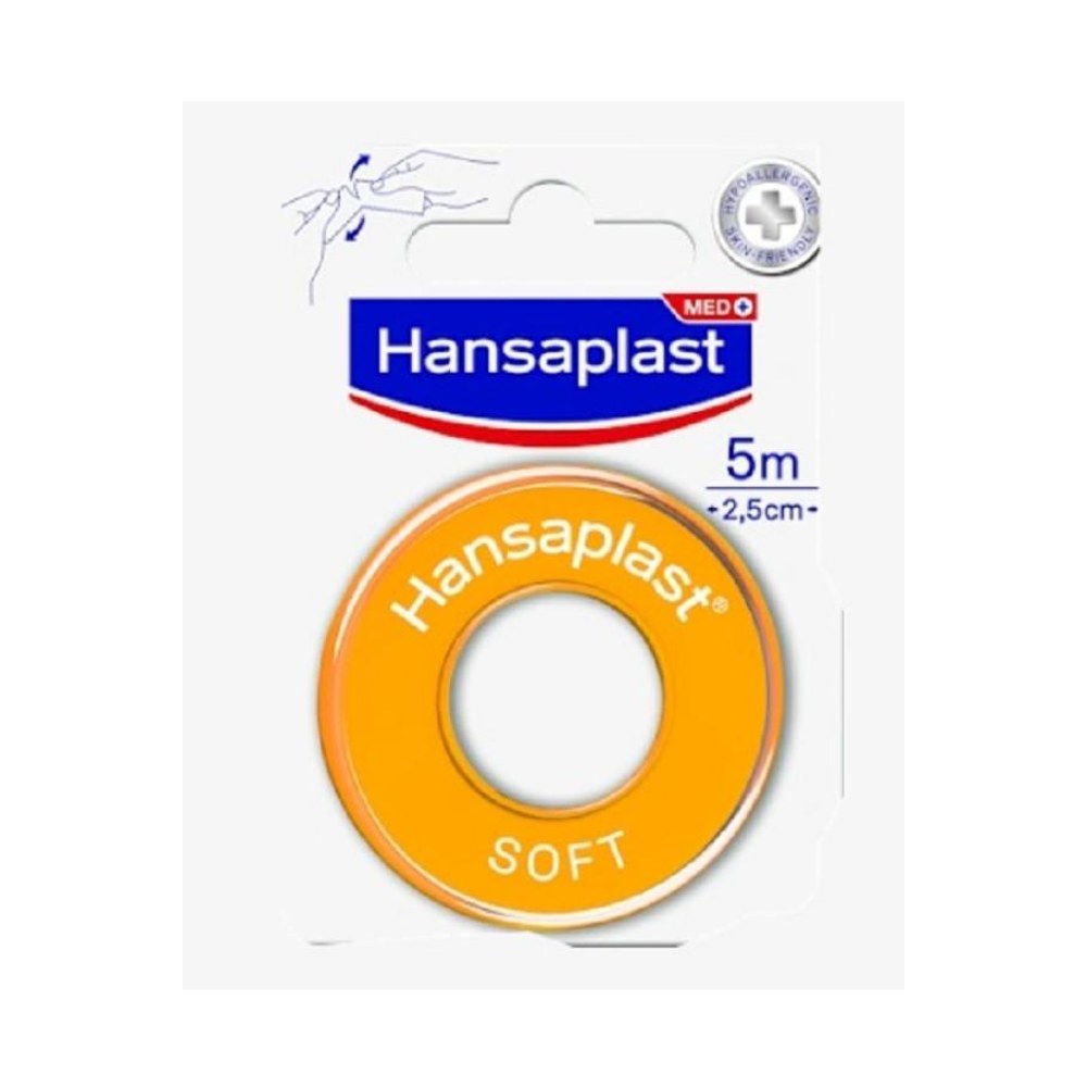 Hansaplast Cerotto su Rocchetto Soft 5M x 2,5 cm