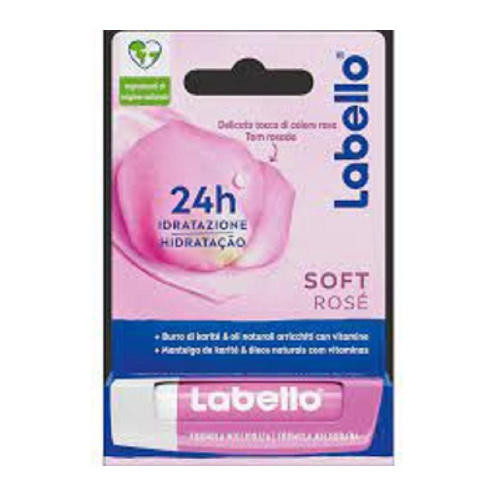 Labello Stick 24H Idratazione Soft Rose
