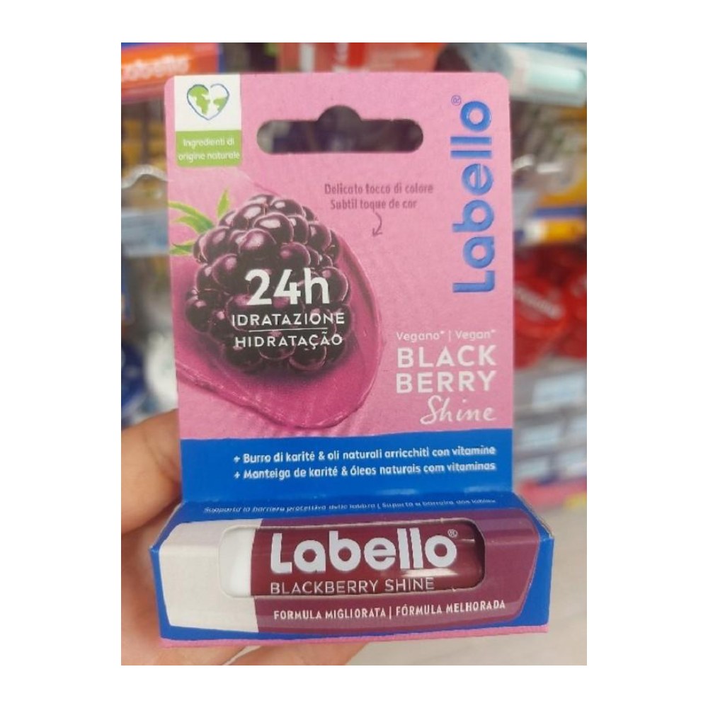 Labello Stick 24H Idratazione Blackberry Shine
