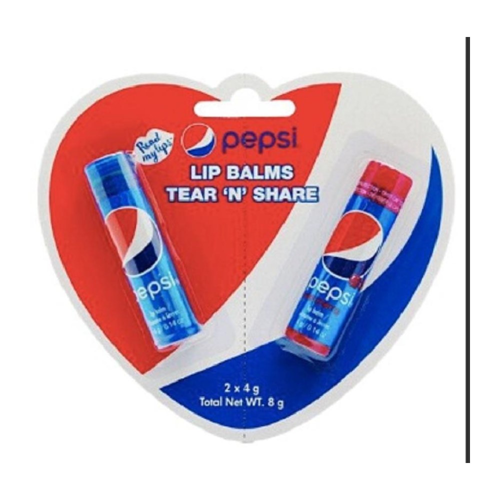 Pepsi Lip Balm 2 x 4 gr Ciliegia e Original