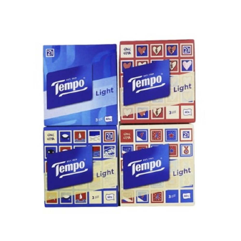 Tempo Veline Box Light Cubo 60 Pz
