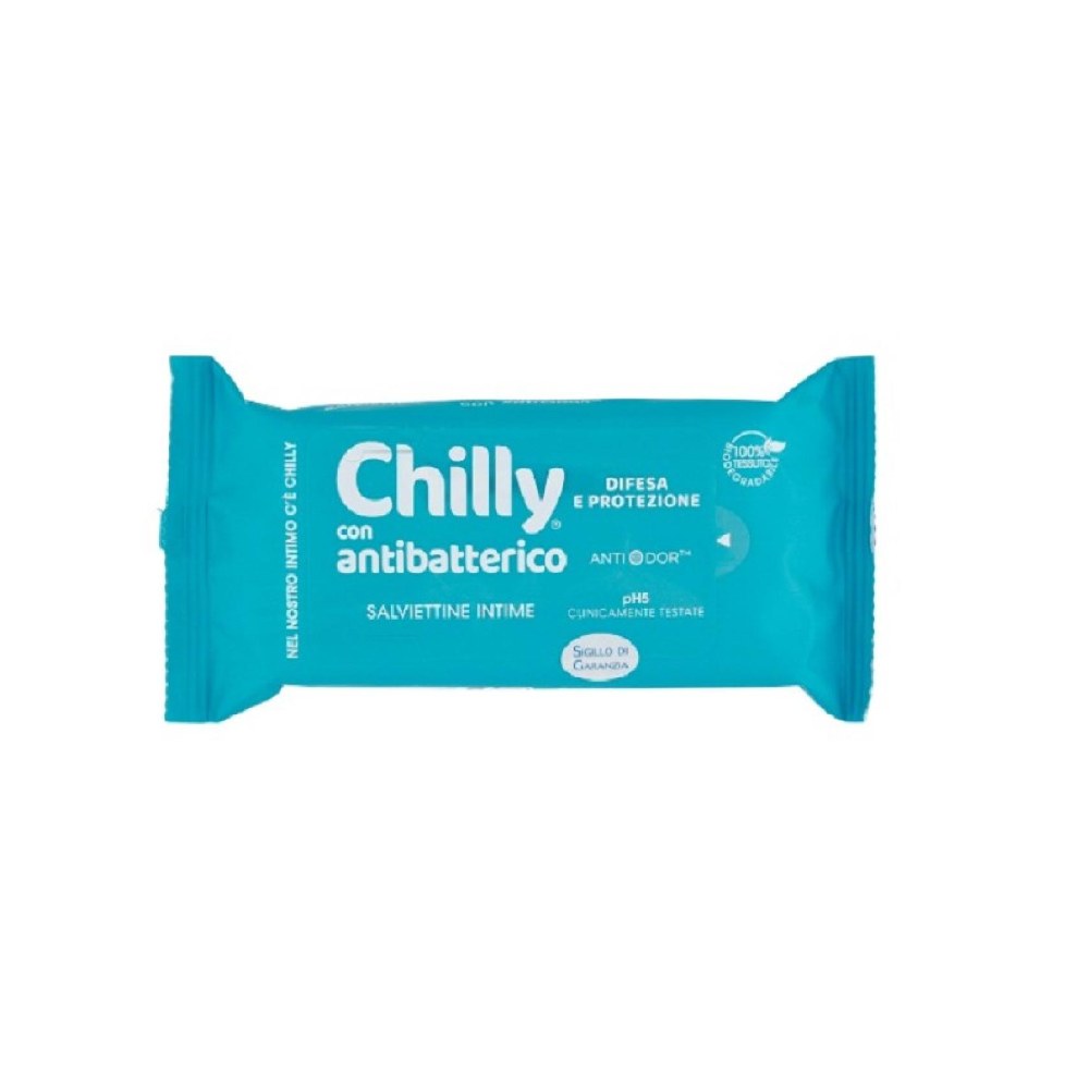 Chilly Salviettine Intime con Antibatterico pH 5