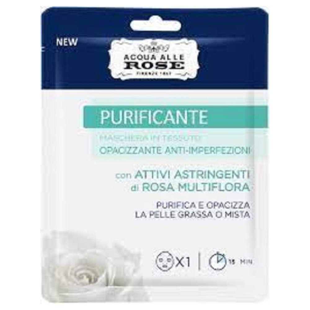 Acqua Alle Rose Maschera In Tessuto Purificante