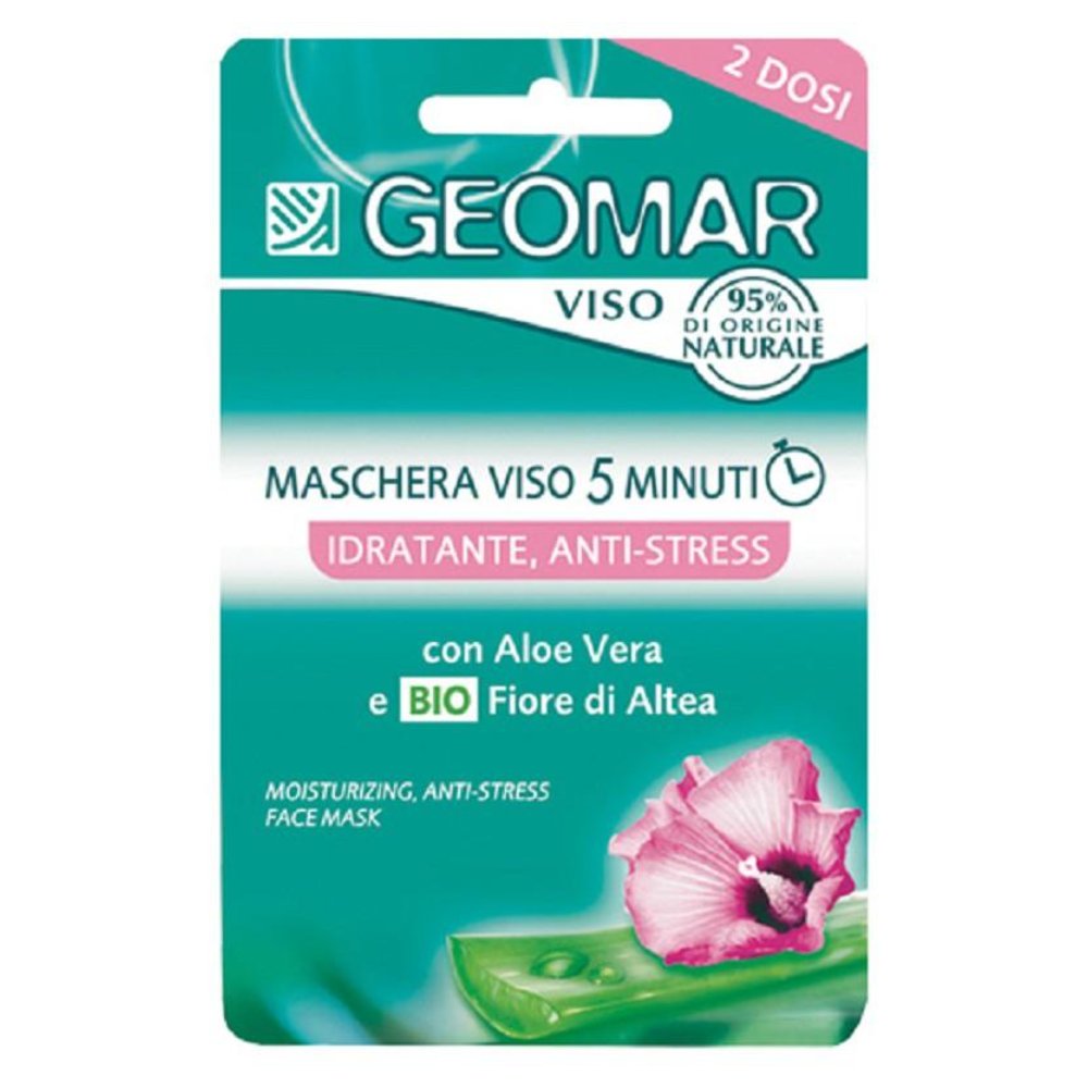 Geomar Maschera Viso Idratante Anti-Stress 2 Dosi