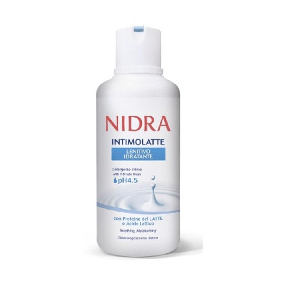 Nidra Detergente Intimo Latte pH 4,5 Lenitivo Idratante 500 ml