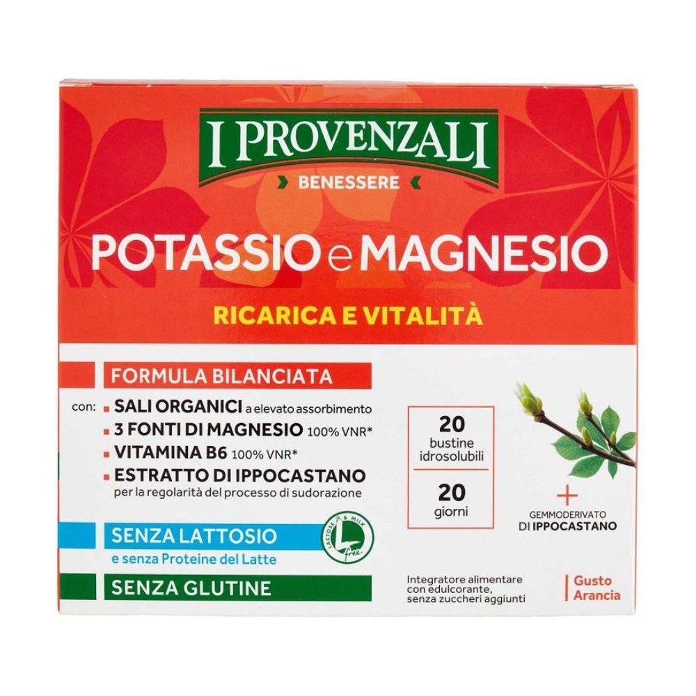 I Provenzali Integratori Potassio e Magnesio 20 Bustine