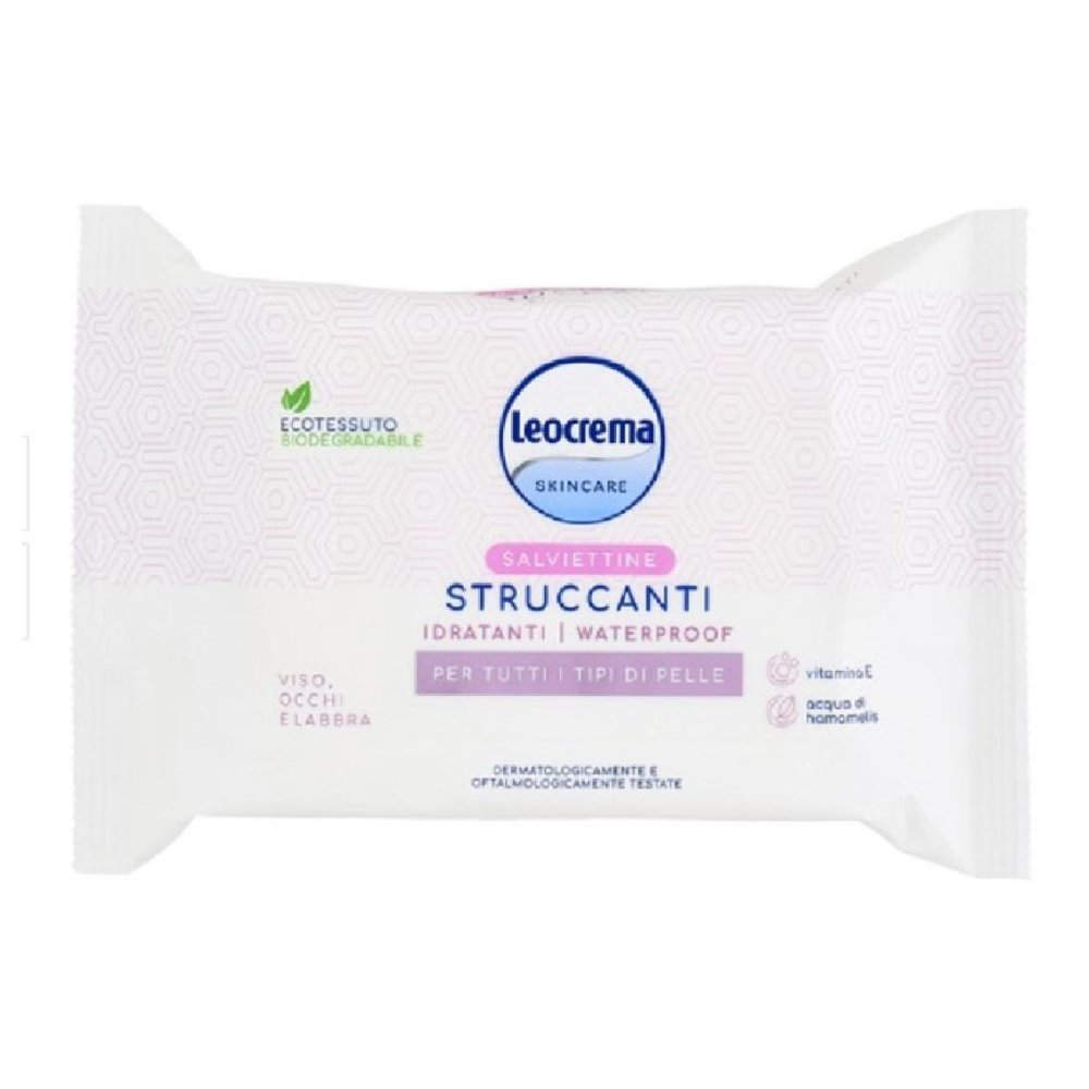 Leocrema Salviette Struccanti Idratanti Viso Occhi e Labbra