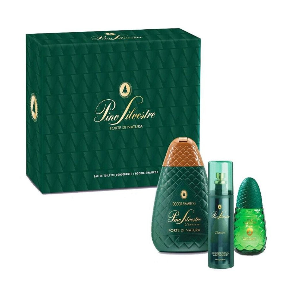 Pino Silvestre Forte Di Natura Coffret EDT 75Ml + S/G 2In1 400Ml + DEO 125Ml
