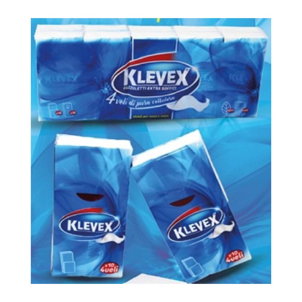 Fatigati Klevex Fazzoletti 4 Veli 10 Pz
