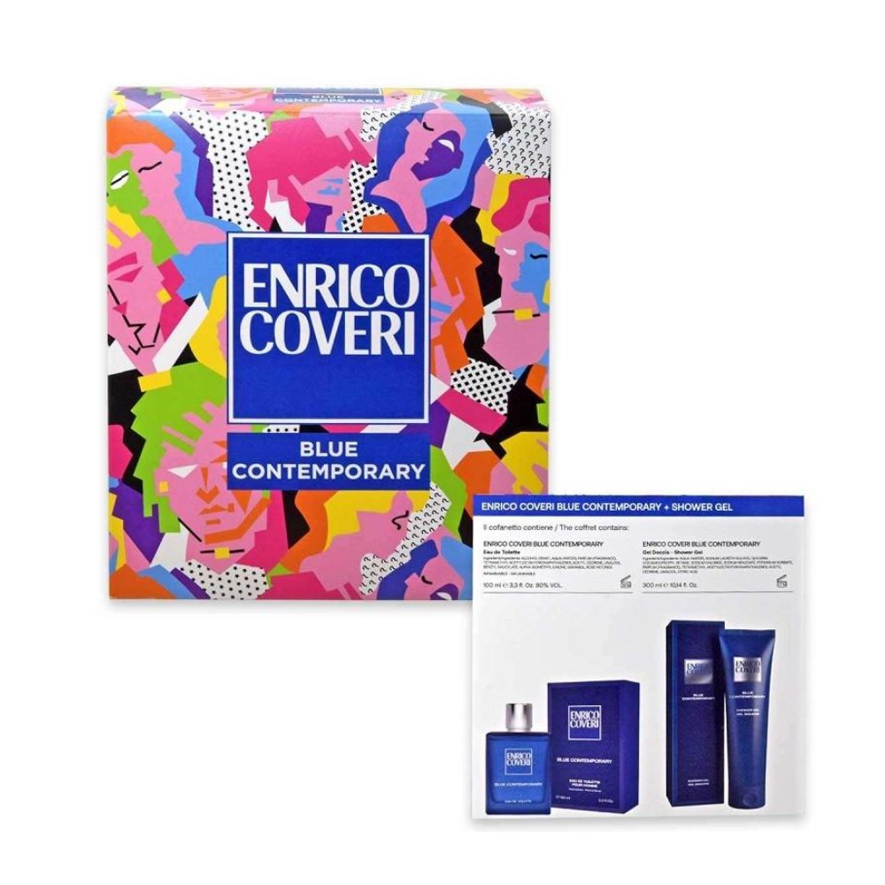 Enrico Coveri Blue Contemporary Coffret EDT 100Ml + S/G 300Ml 2025