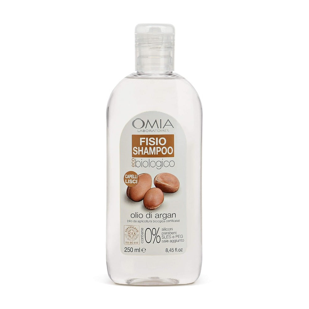 Omia Fisio Shampoo All'Argan Capelli Nutriti Biologico 250 Ml