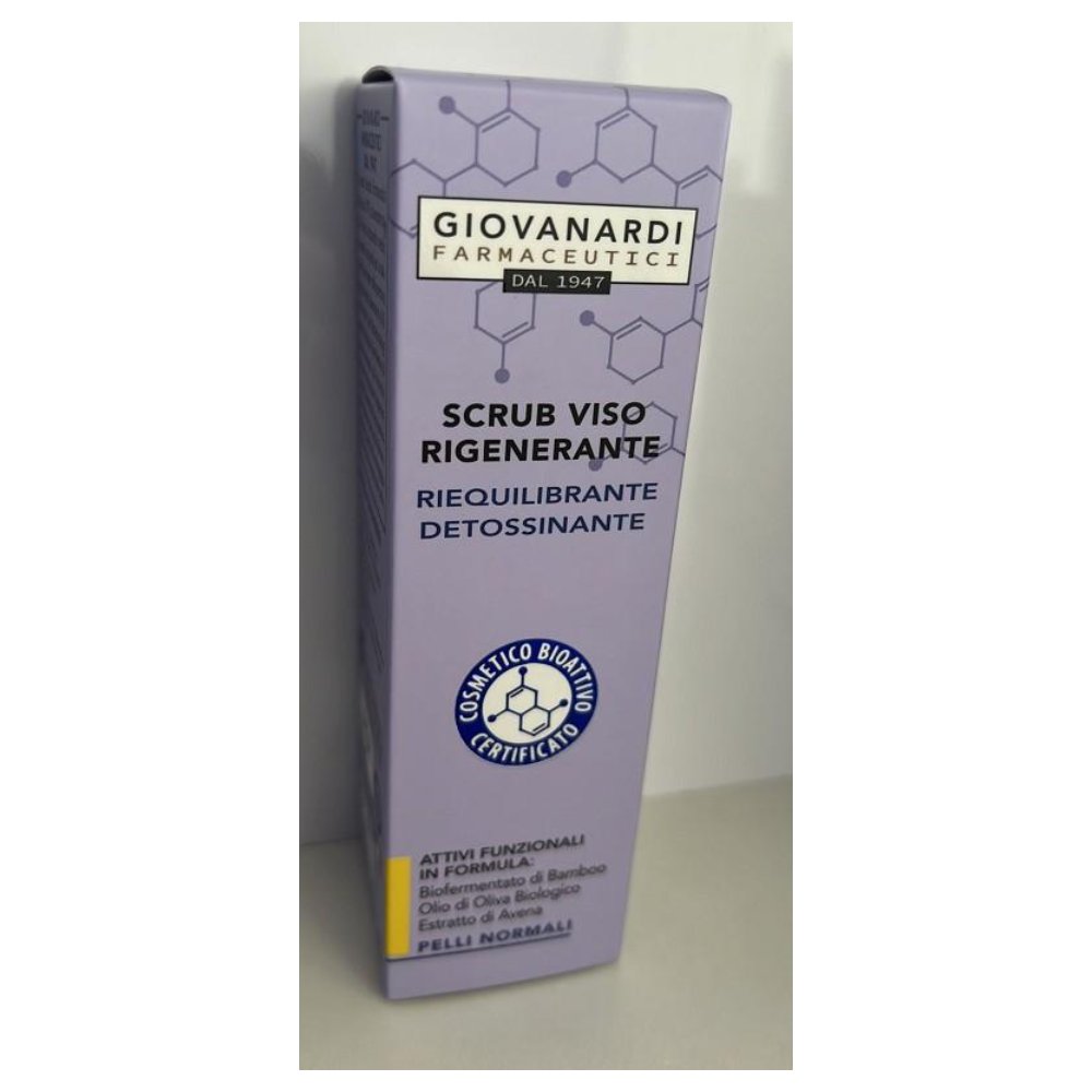 Giovanardi Farmaceutici PN Scrub Viso Rigenerante Esfoliante Detossinante 75 Ml