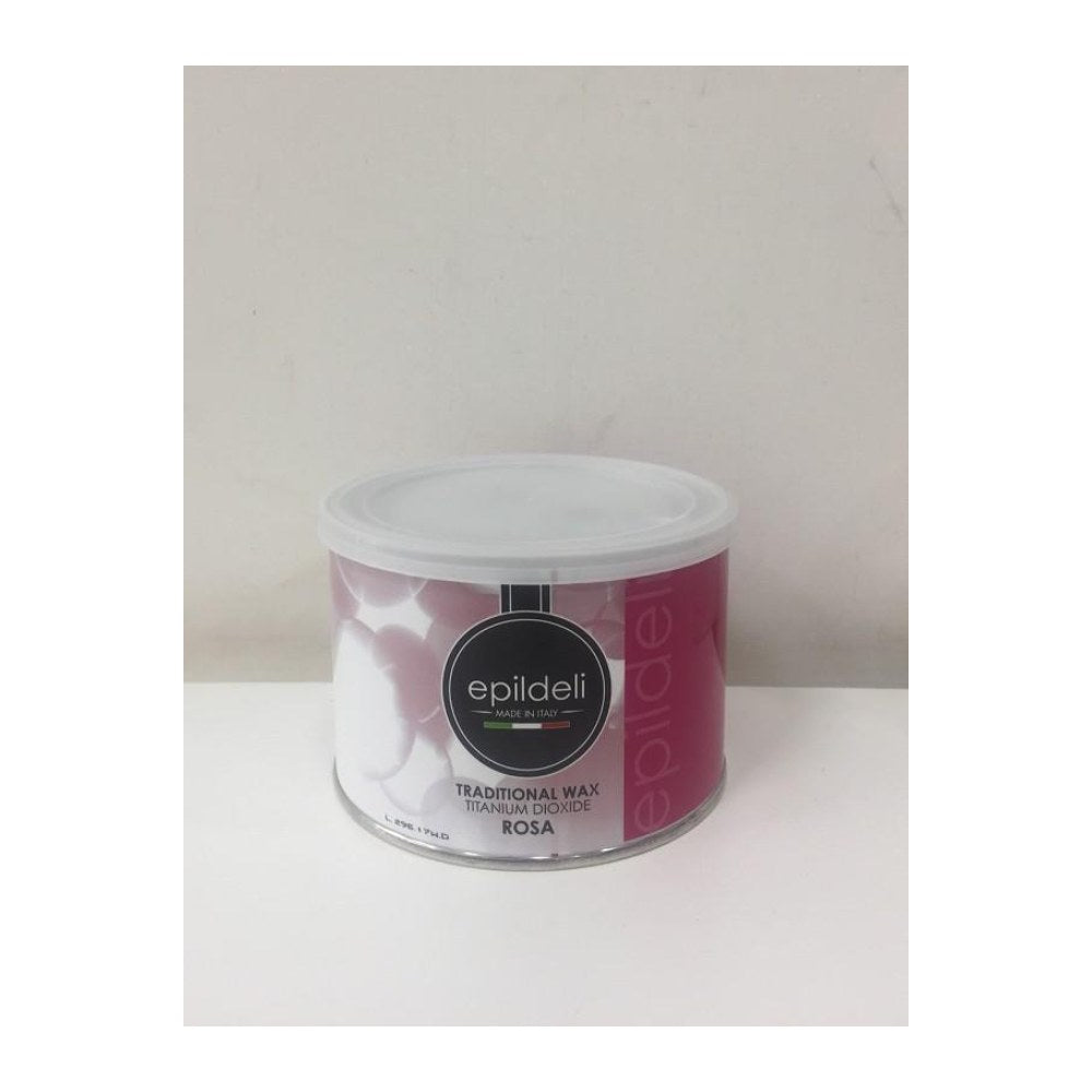 Epildeli Cera Depilatoria Barattolo Titanium Rosa 400 ml