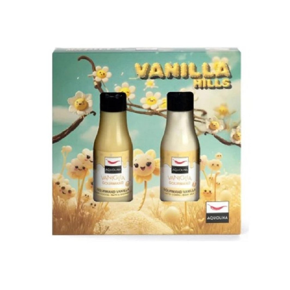 Aquolina Vanilla Hills Coffret Shower Gel 125Ml + Body Lotion 125Ml Vaniglia Gourmand