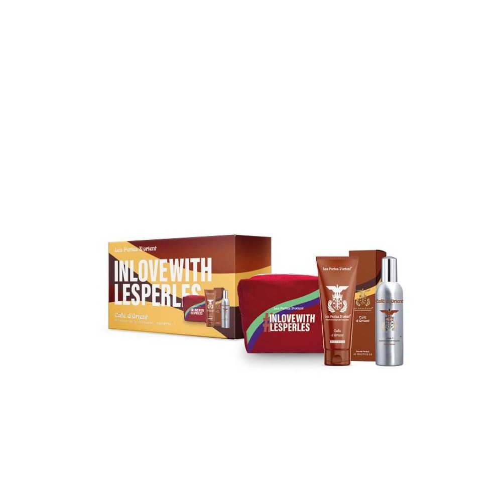 Les Perles Cafè D'Orient Coffret EDP 150Ml + S/G 100Ml + Pochette