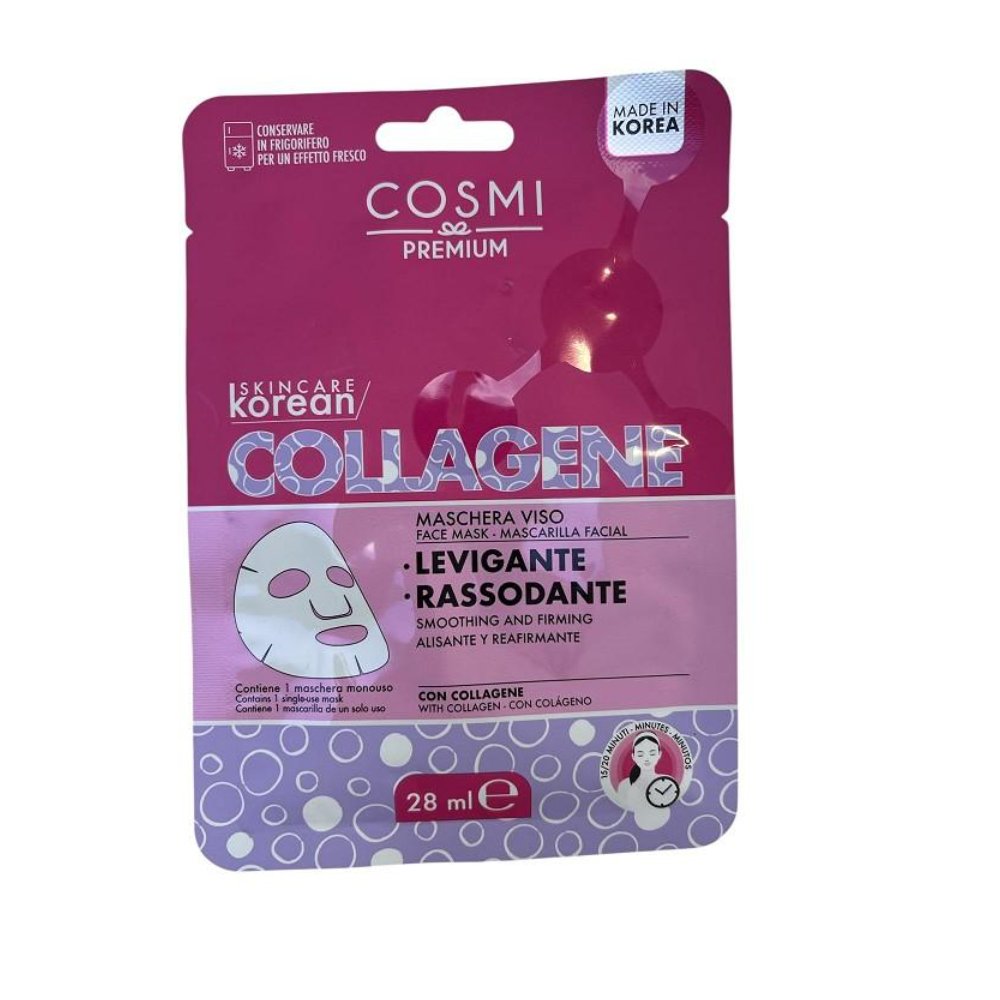 Cosmi Maschera Viso Collagene Levigante Rassodante 28 Ml