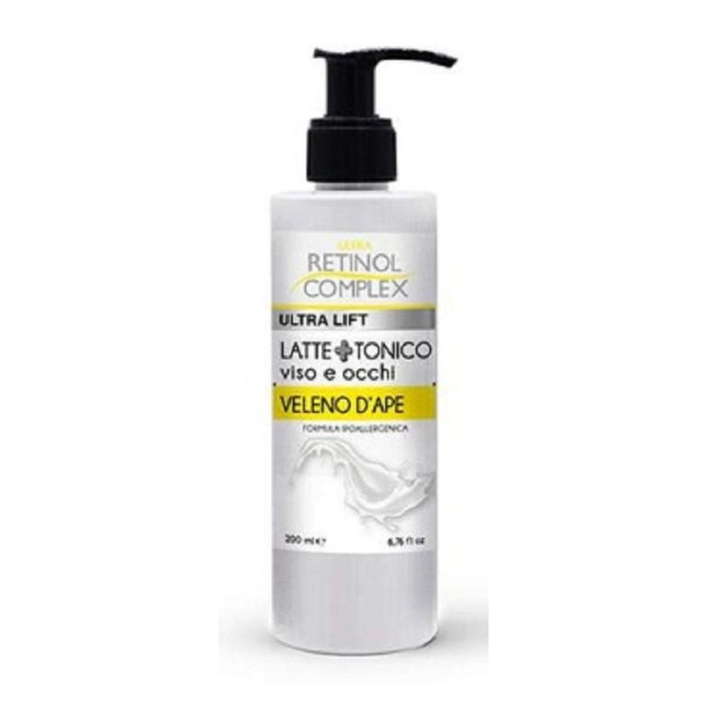 Ultra Retinol Complex Ultra Lift Latte e Tonico Viso e Occhi Veleno d'Ape 200 ml