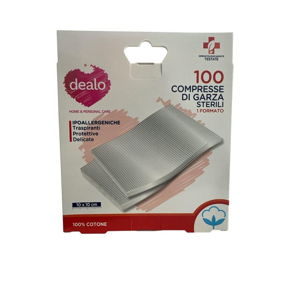Dealo Pharma 100 Garze Sterili 10 x 10 cm