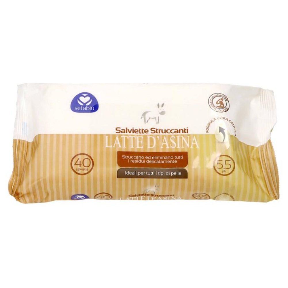 Setablu Salviette Struccanti Latte d’Asina 25 Pz