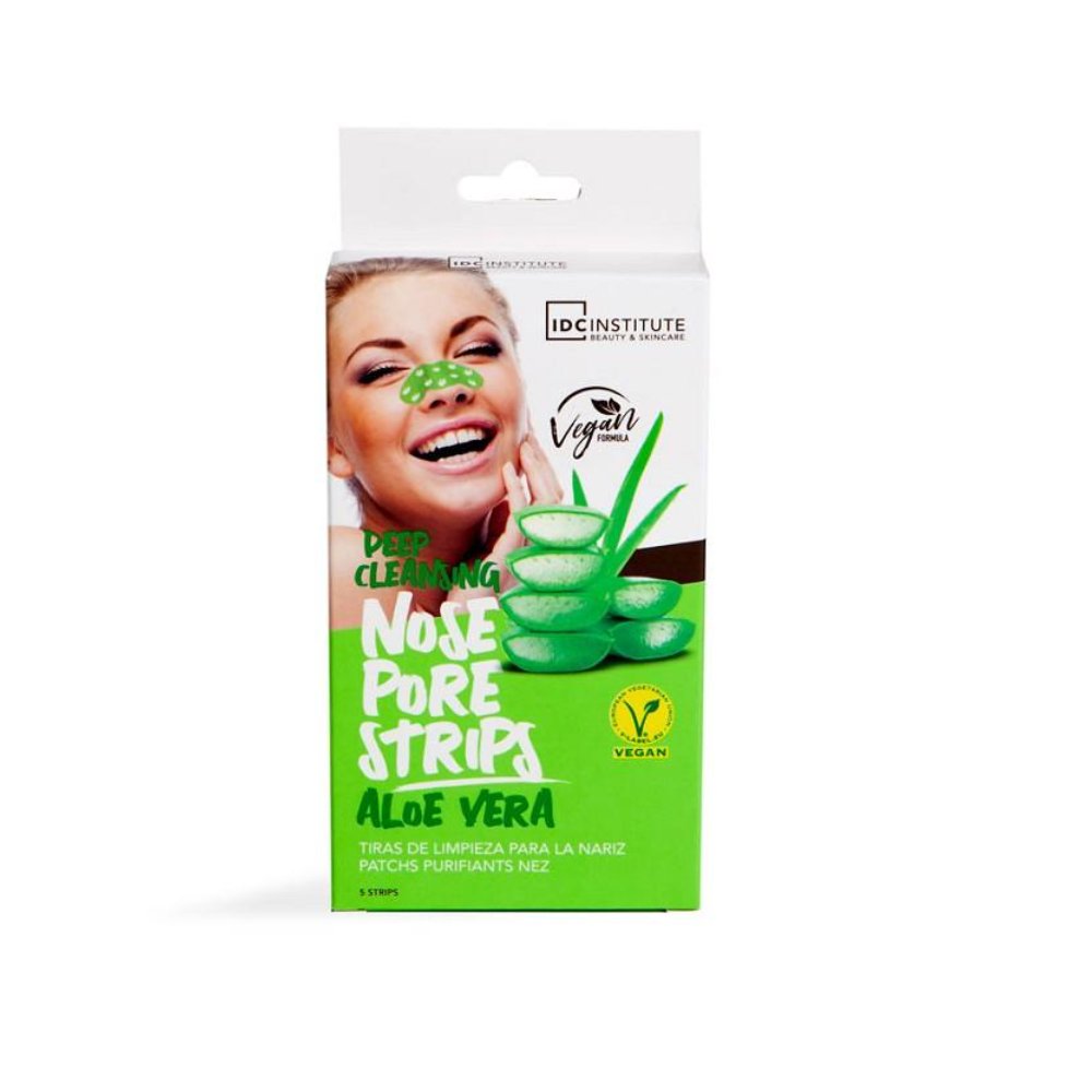 IDC Institute Strisce per Pori del Naso all'Aloe Vera 5 Pz