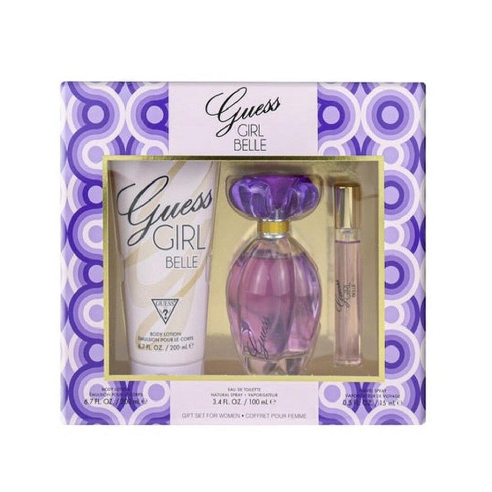 Guess Girl Belle Coffret Edt 100Ml + Edt 15Ml + Body Lotion 200Ml
