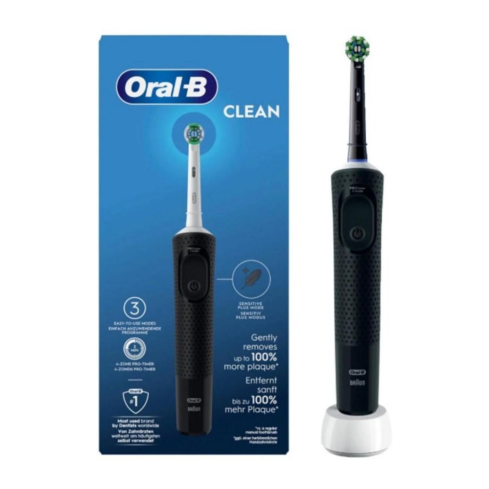 Oral-B Clean Spazzolino Elettrico Nero