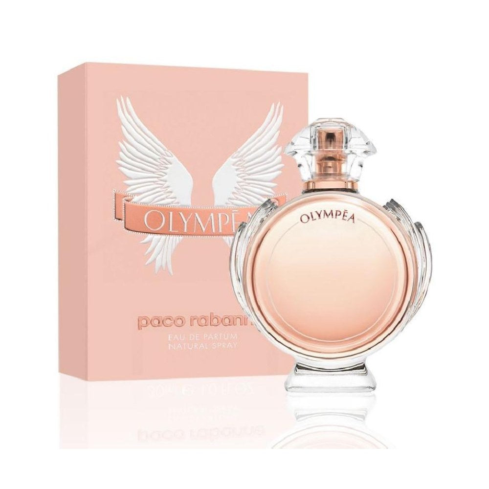 Paco Rabanne Olympea Eau de Parfum donna 50ml flacone bianco oro