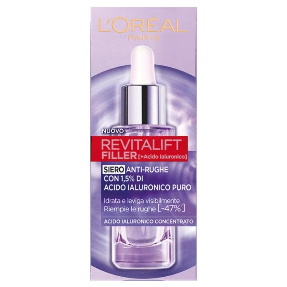 L'Oréal Revitalift Filler Siero Anti-Rughe Acido Ialuronico 30 ml