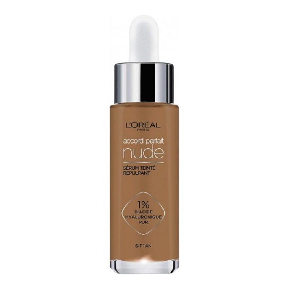 Oreal Fondotinta Accord Parfait Nude Serum 6-7 Tan 30ml