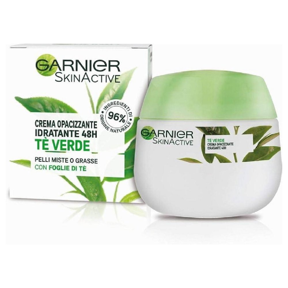 Garnier Crema Viso Idratante Fresca per Pelli Miste o Grasse 24H 50 Ml
