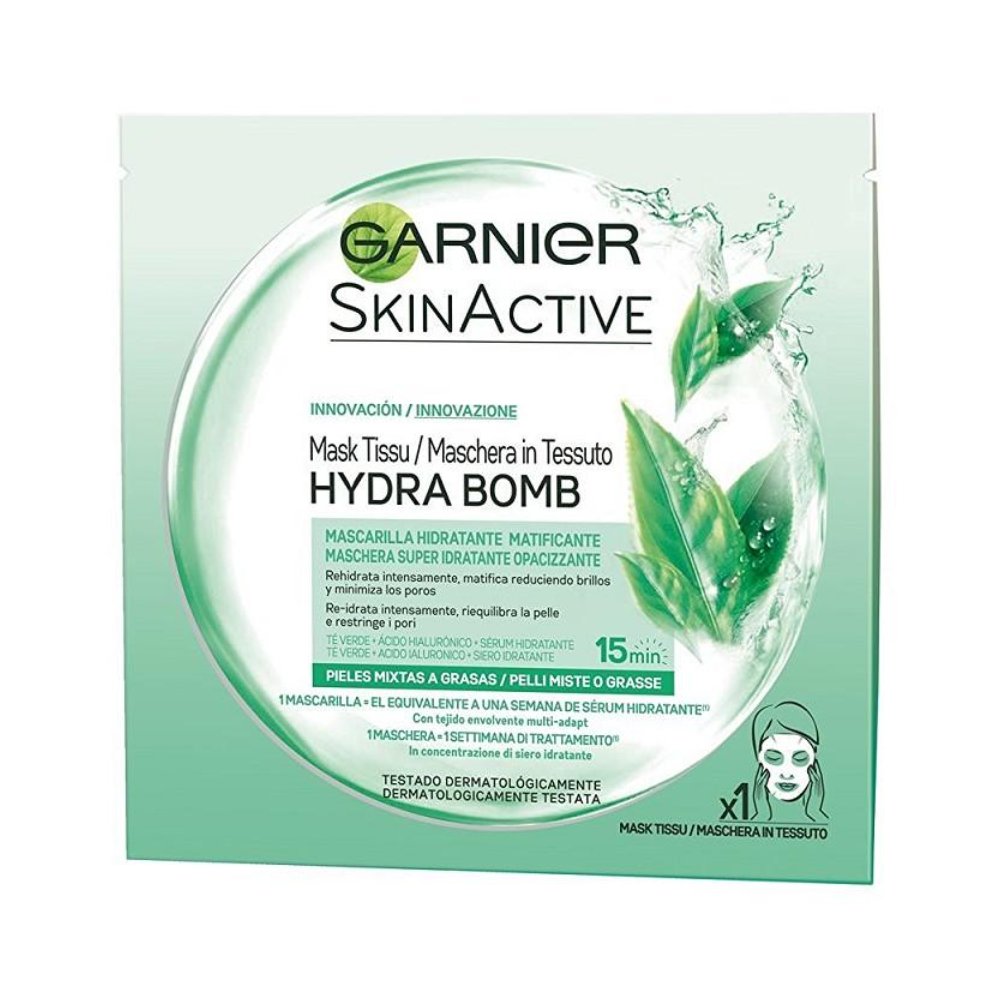 Garnier Hydra Bomb Maschera in Tessuto Idratante Opacizzante
