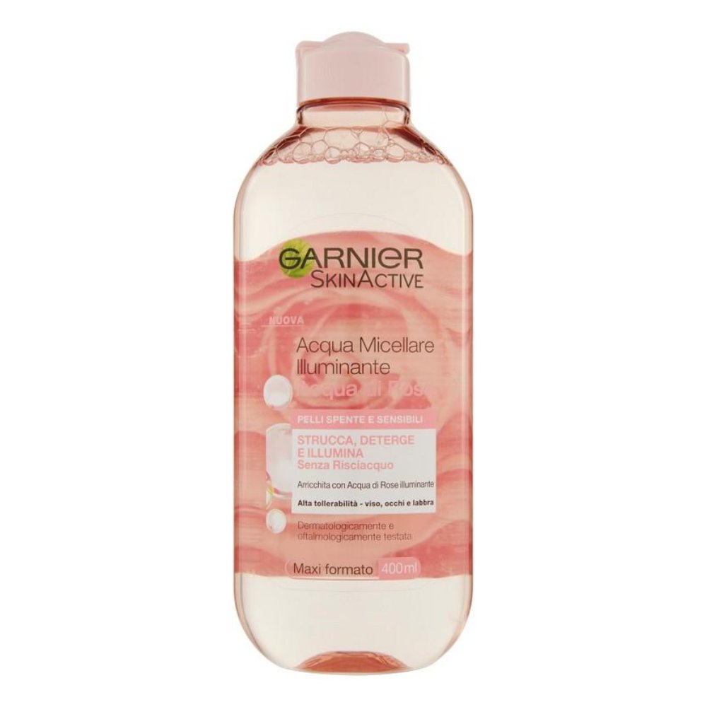 Garnier Acqua Micellare Illuminante Acqua di Rose 400 Ml