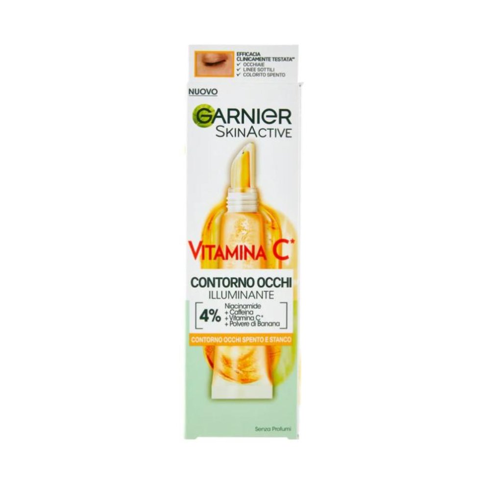 Garnier SkinActive Contorno Occhi Illuminante con Vitamina C 15 Ml