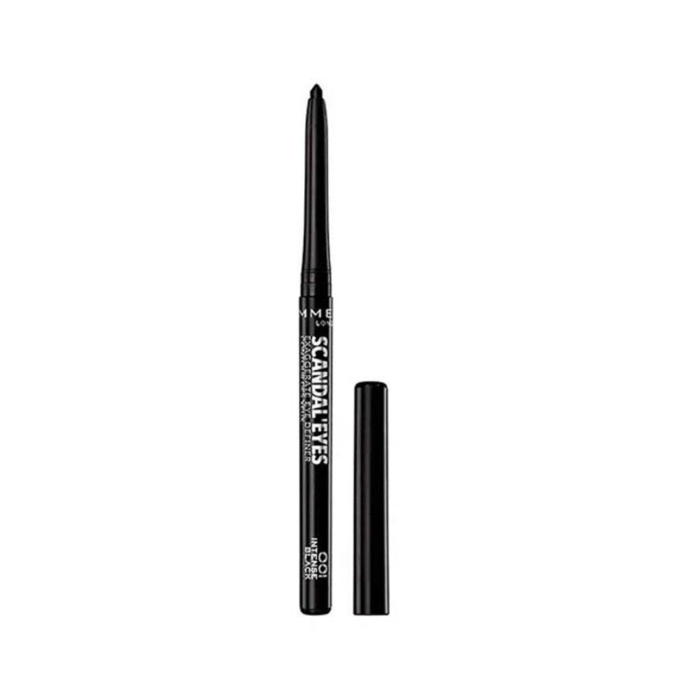 Rimmel Matita Scandal Eyes Exaggerete Automatic Black Intense 001
