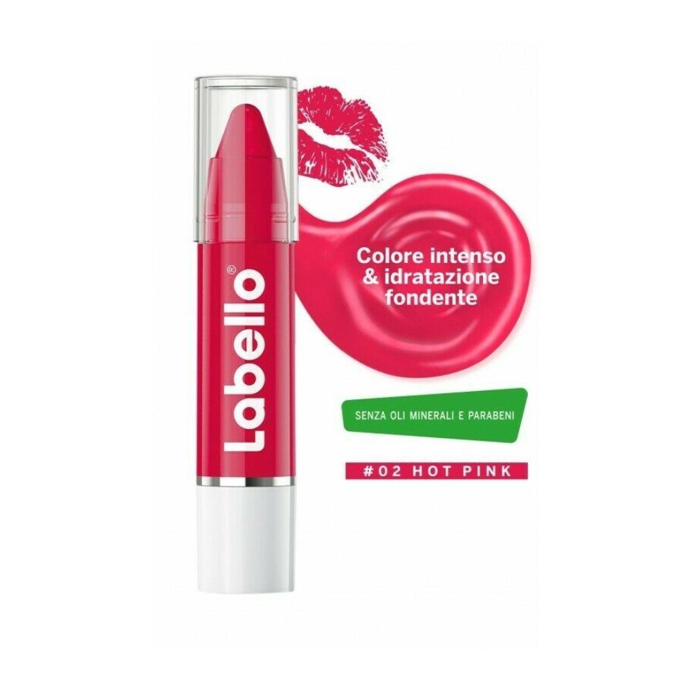 Labello Crayon Lipstick Colore Intenso N.02 Hot Pink