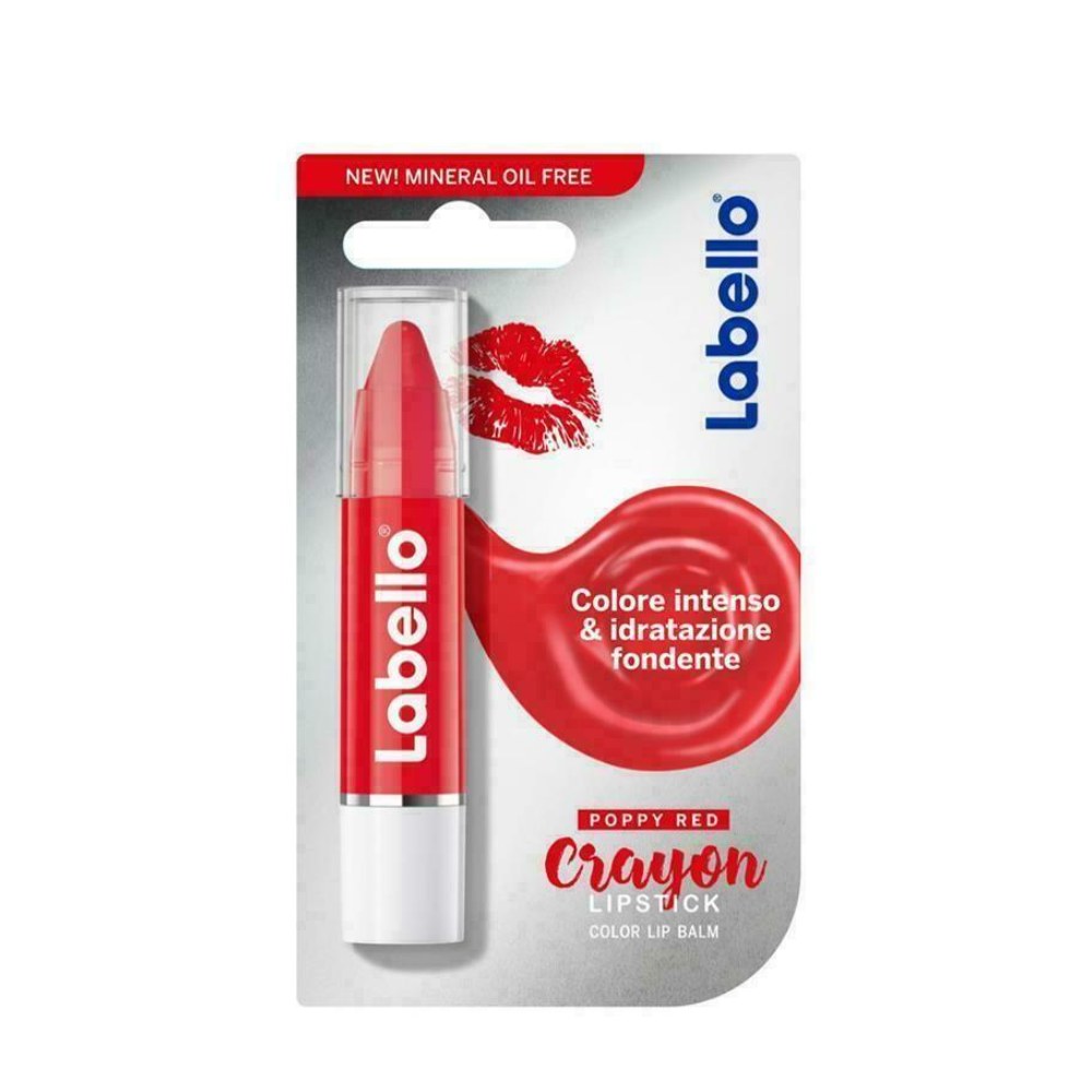 Labello Crayon Lipstick Colore Intenso N.03 Poppy Red