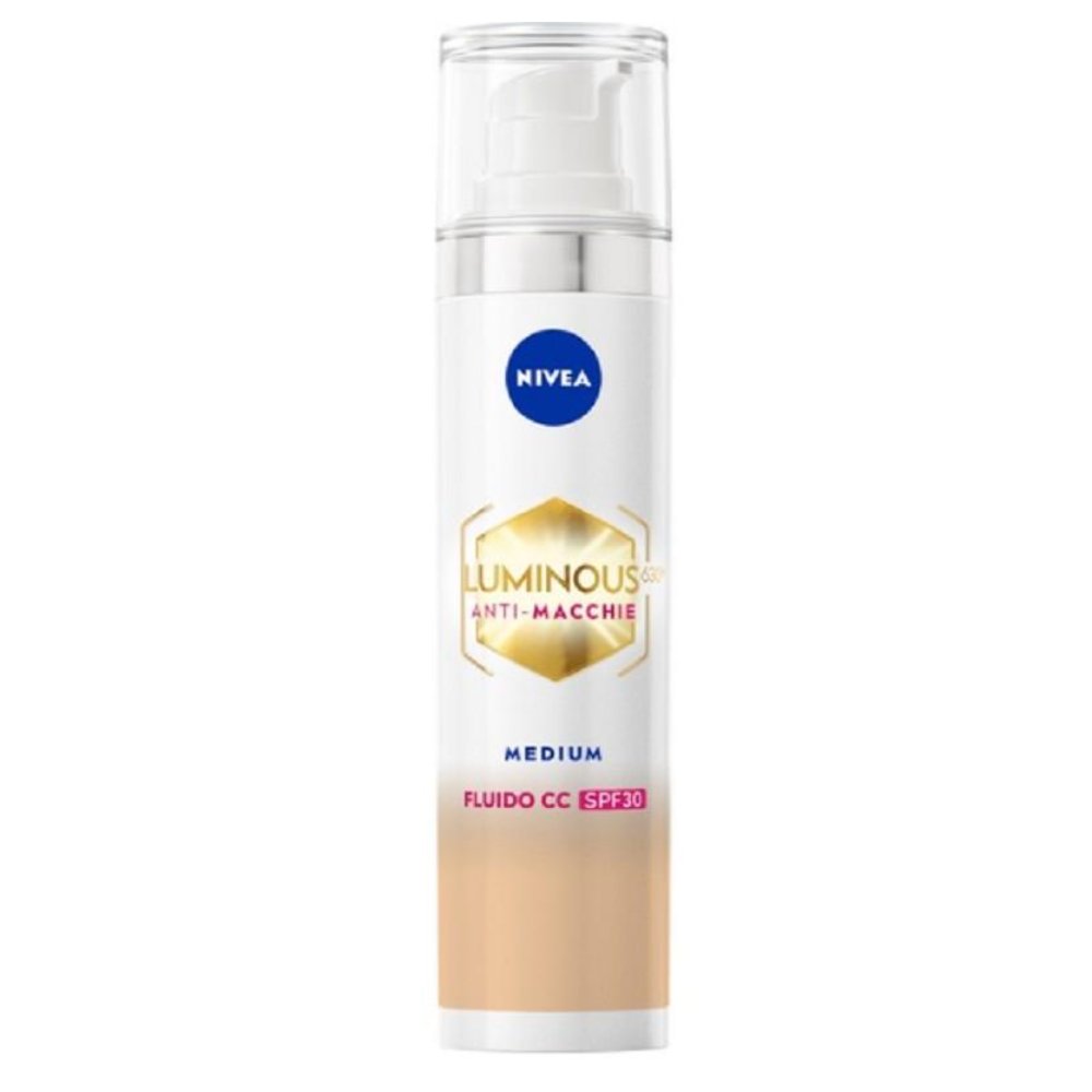 Nivea Luminous 630 Anti-Macchie Fluido SPF30 3 in 1 02 Medium