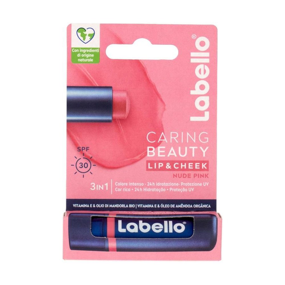 Labello Caring Beauty 3in1 SPF30 Nude Pink