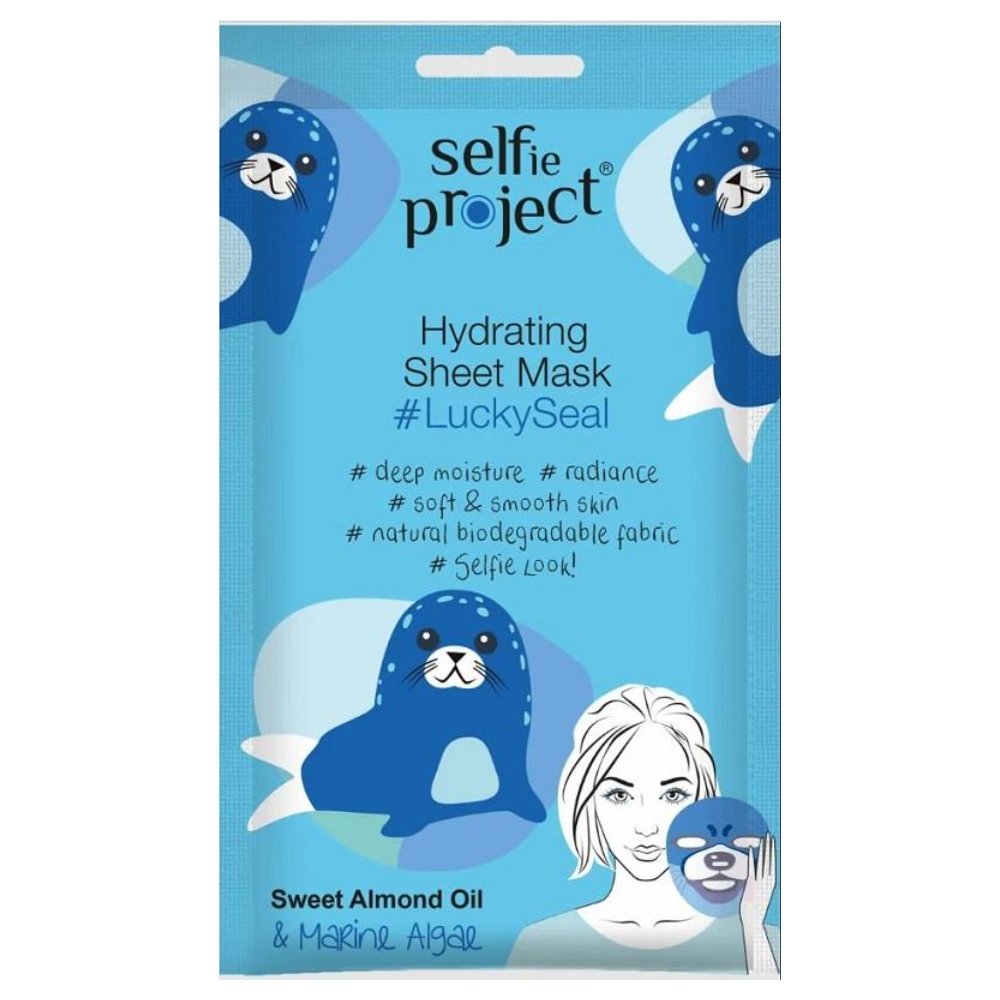 Selfie Project Maschera Hydrating Sheet Lucky Seal 1 Pz