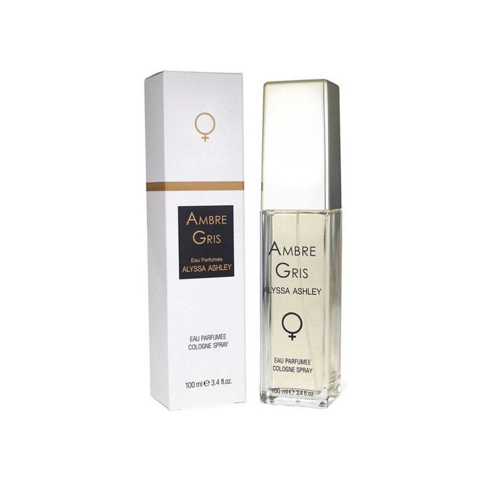 Alyssa Ashley Ambre Gris Eau de Cologne per donna – confezione