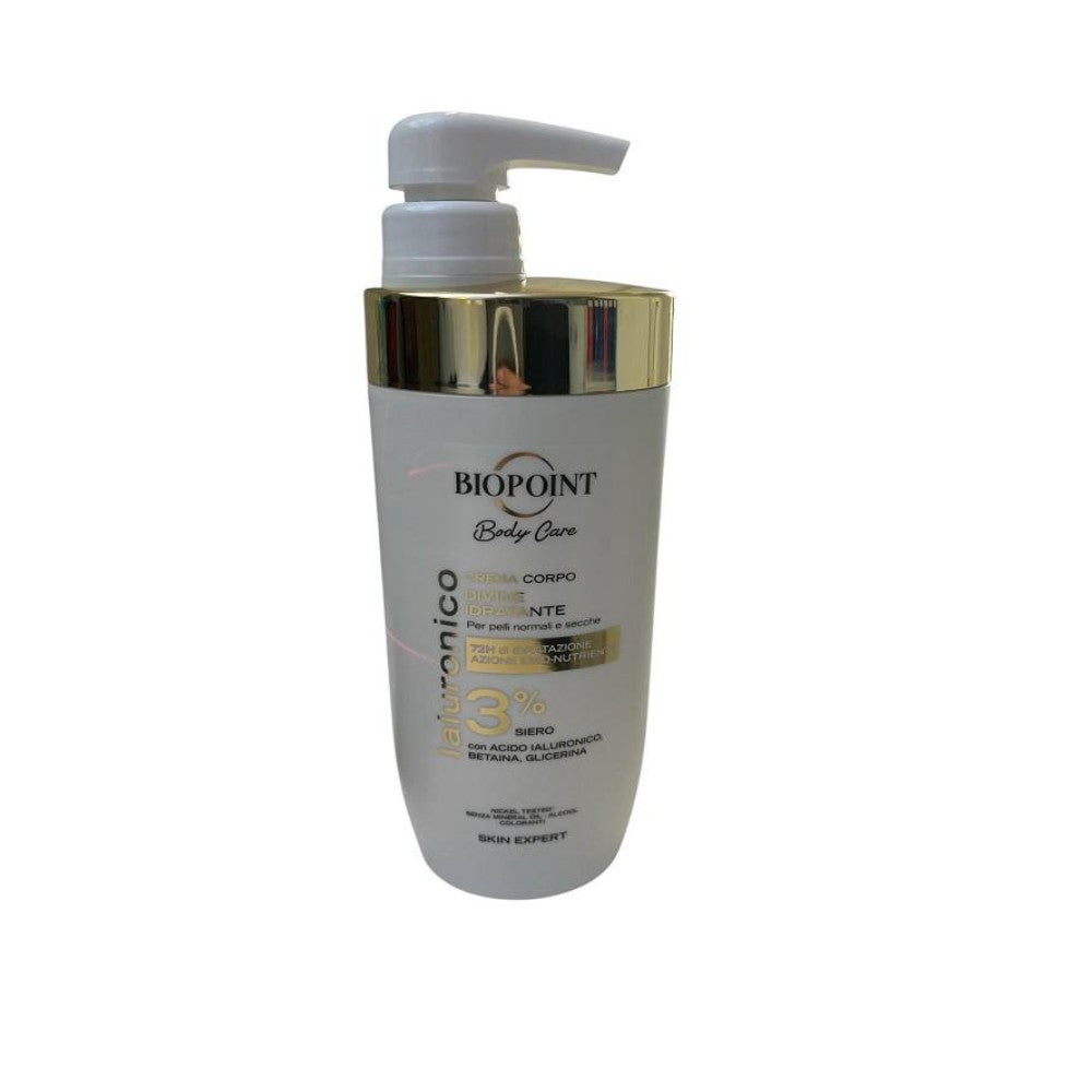 Biopoint Body Care Crema Corpo Divine Idratante Acido Ialuronico 500 ml