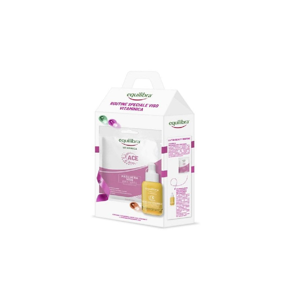 Equilibra Coffret Beauty Routine Viso Vitaminica Maschera + Siero