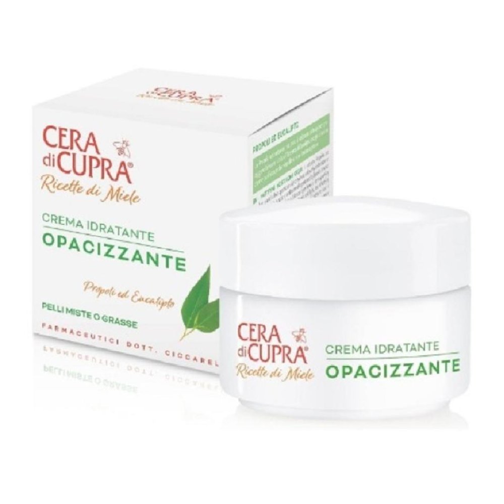 Cera Di Cupra Crema Idratante Opacizzante Pelli Miste O Grasse Vaso 50 Ml