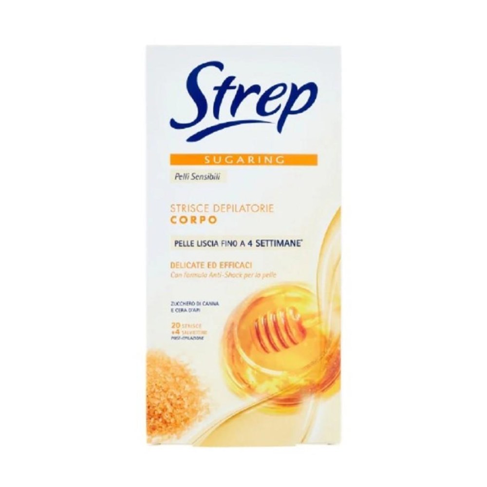Strep Strisce Depilatorie Corpo Sugaring 20 + 4