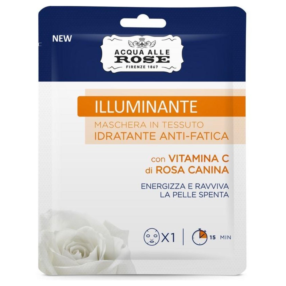 Acqua Alle Rose Maschera In Tessuto Illuminante Anti-Fatica