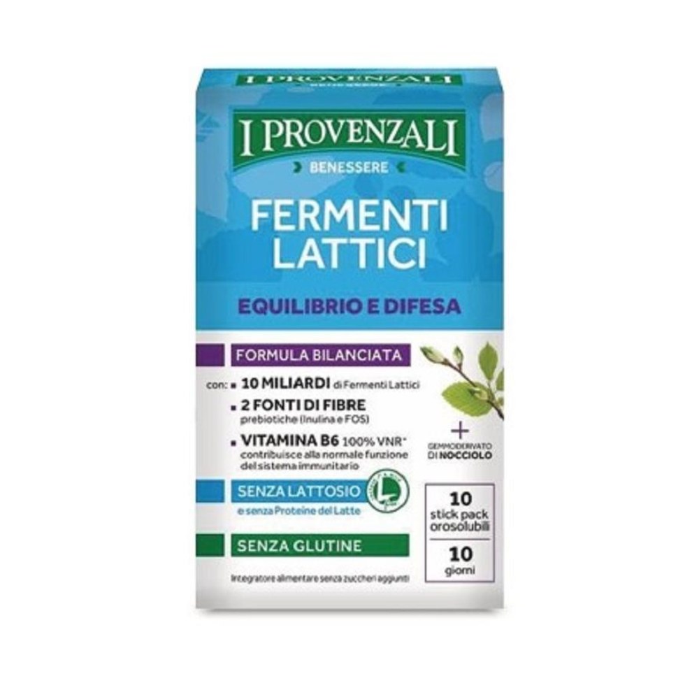I Provenzali Integratori Fermenti Lattici 10 Stick Orosolubili