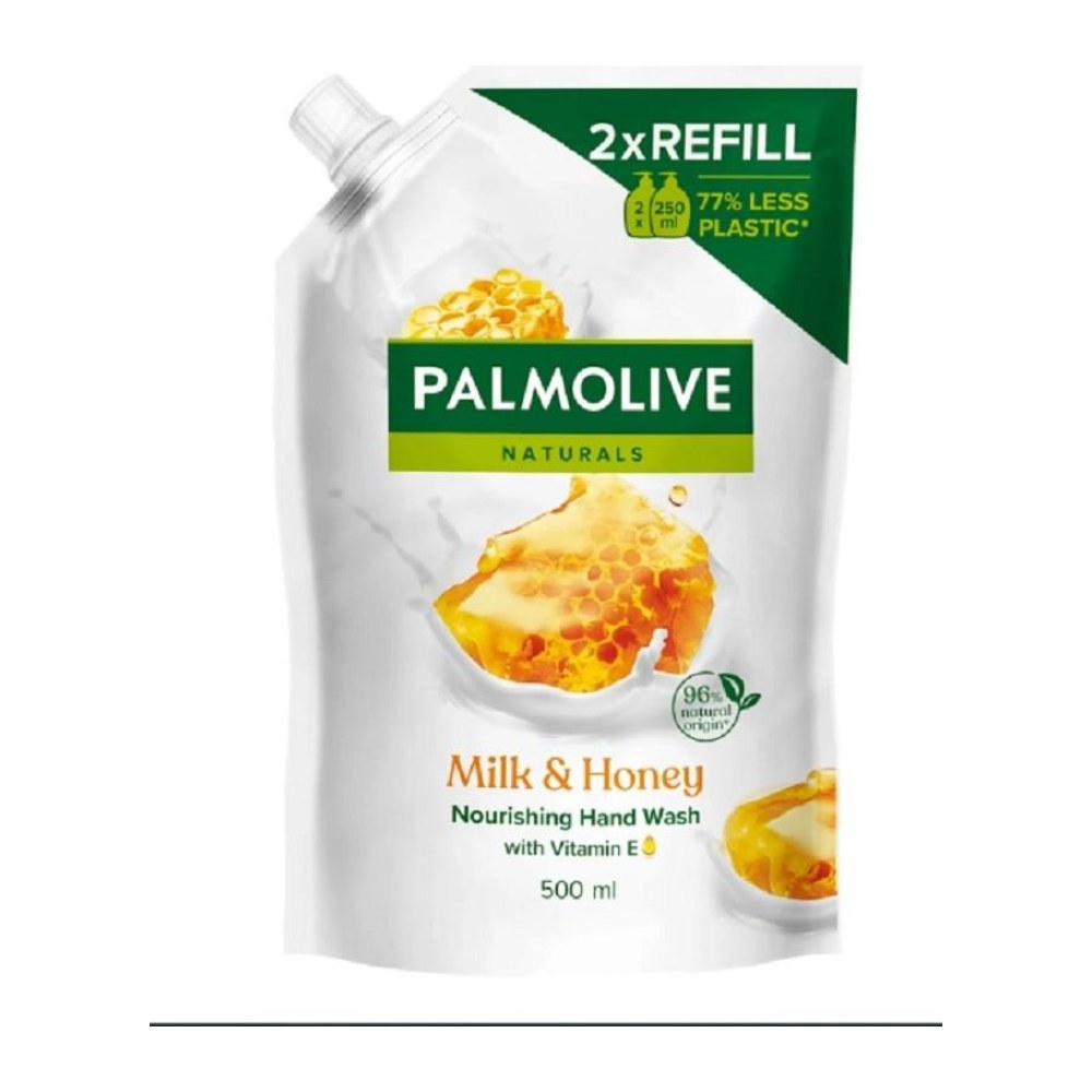 Palmolive Sapone Liquido Ricarica Latte e Miele 500 ml